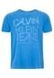 Camiseta Calvin Klein Jeans Eight Azul - Marca Calvin Klein Jeans