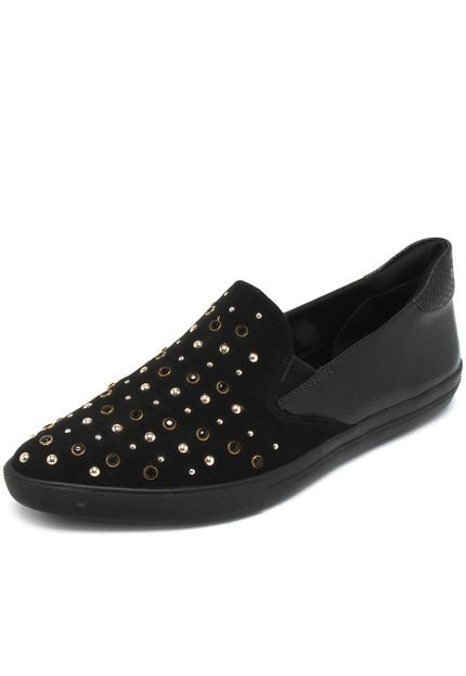 Slip On Ramarim Pedraria Preto - Marca Ramarim