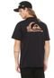 Camiseta Quiksilver Stripe L Preta - Marca Quiksilver