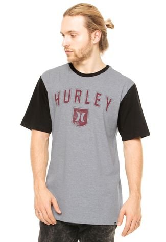 Camiseta Manga Curta Hurley Pure Life Cinza