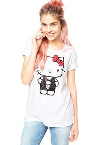 Camiseta Ellus Hello Kitty Branca