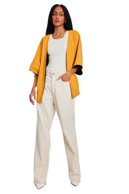 Kimono Arigato Reversa Amarelo - Marca Reversa