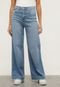 Calça Jeans Calvin Klein Jeans Wide Leg 5 Pockets Azul - Marca Calvin Klein Jeans