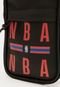 Bolsa NBA Shoulder Bag Estampada Preta - Marca NBA