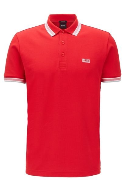 Camisa Polo BOSS Paddy Vermelho - Marca BOSS