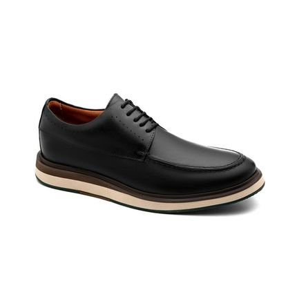 Sapato Derby Casual Verona Preto 21000 Preto - Marca Tchwm Shoes