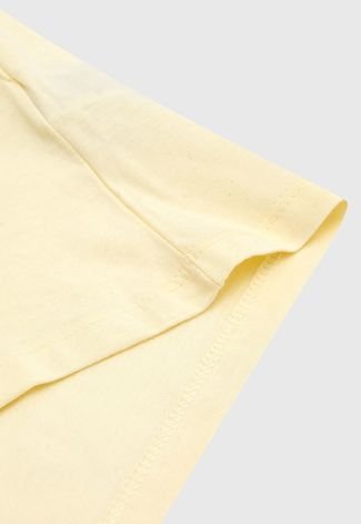 Camiseta Milon Infantil Lisa Amarela