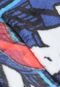 Manta Solteiro Lepper Marvel Spider Man Azul-Marinho - Marca Lepper