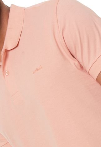 Camisa Polo Colcci Reta Básica Rosa