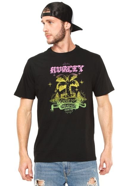 Camiseta Hurley Rip Wash Preta - Marca Hurley