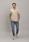 Camisa Piquet Gola Polo Masculino na Cor Bege Dialogo Jeans - Marca Dialogo Jeans