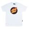 Camiseta Santa Cruz Flaming Dot Front Masculina Branco - Marca Santa Cruz