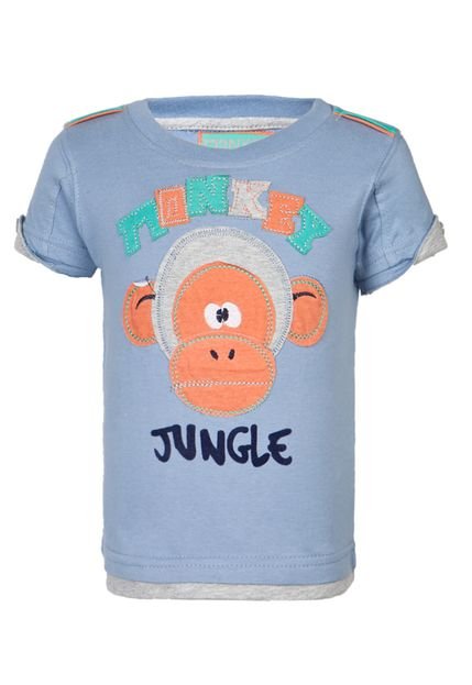 Camiseta Tip Top Monkey Azul - Marca Tip Top