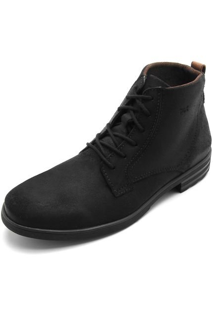 Bota Couro Abbot Smoky Preta - Marca Bradok