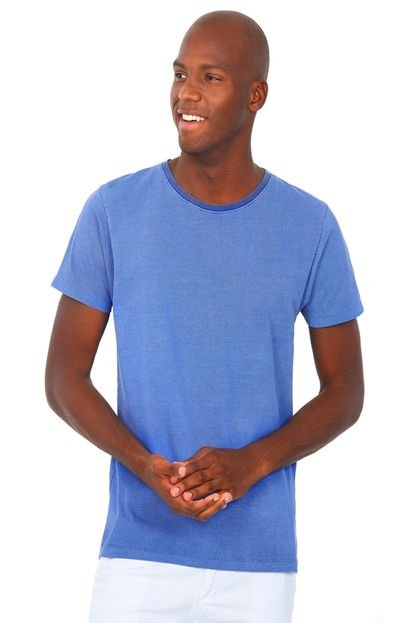 Camiseta Masculina Lisa Especial Polo Wear Azul Médio - Marca Polo Wear