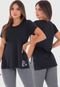 Kit com 03 Blusas Femininas Dry-Fit Poliamida Tapa Bumbum Fitness - Marca Click Mais Bonita