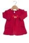 Vestido Carinhoso Laço Infantil Vermelho - Marca Carinhoso