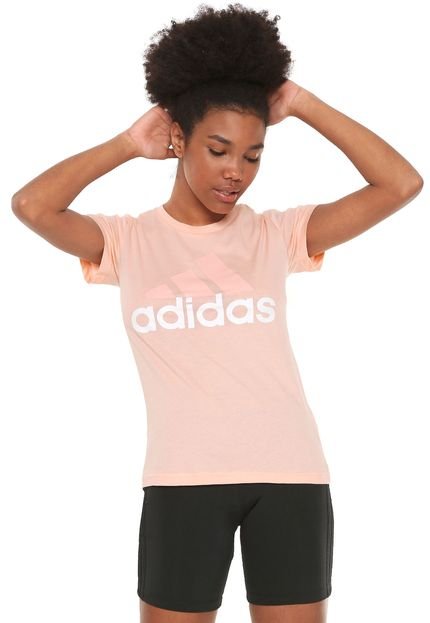 Camiseta adidas Performance Ess Li Sli Rosa - Marca adidas Performance