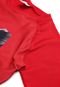 Camiseta Tip Top Proteção Solar UV Menino Escrita Vermelha - Marca Tip Top
