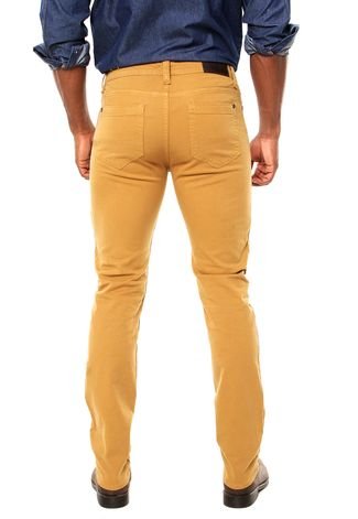 Calça Sarja Timberland Slim Fit Pockets Amarela