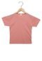 Camiseta Manga Curta Elian Infantil Flamê Rosa - Marca Elian