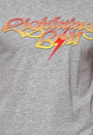 Camiseta Lightning Bolt Gradient Cinza