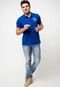 Camisa Polo FiveBlu Bordado Azul - Marca FiveBlu