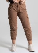 Calça Sarja Sawary Jogger - 277078 - Marrom - Sawary - Marca Sawary