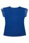 Blusa Kyly Love Charm Azul - Marca Kyly