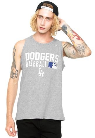 Regata New Era Team MLB Dodgers Cinza