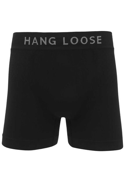 Cueca Hang Loose Boxer Sem Costura Preta - Marca Hang Loose