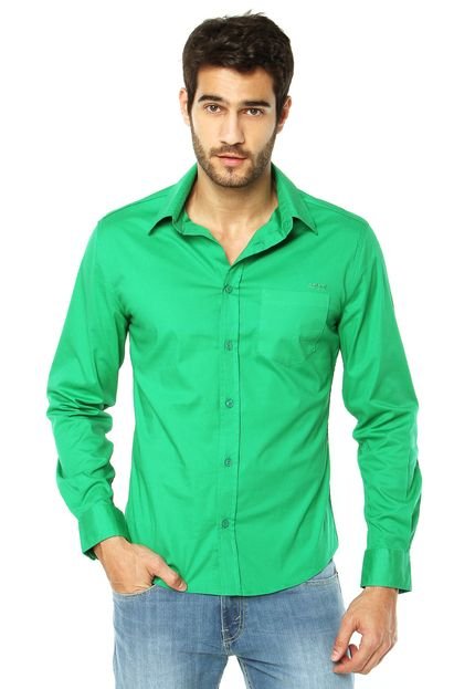 Camisa Colcci Bord Verde - Marca Colcci