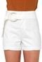 Short Morena Rosa Liso Off-white - Marca Morena Rosa