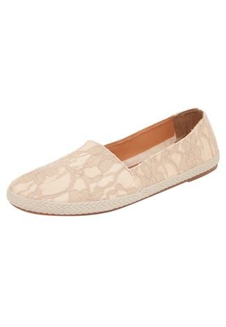 Slip On DAFITI SHOES Logo Nude - Compre Agora