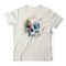 Camiseta Watercolor Skull - Off White - Marca Studio Geek 