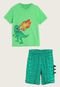Pijama Infantil Hering Kids Curto Dinossauro Verde - Marca Hering Kids
