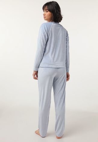 Pijama Hering Veludo Azul