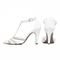 Sapato Scarpin Salto Fino 9 cm Torricella Branco com Manta de Strass - Marca Torricella