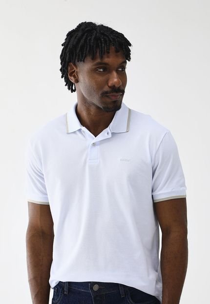 Camisa Polo Colcci Logo Branca - Marca Colcci