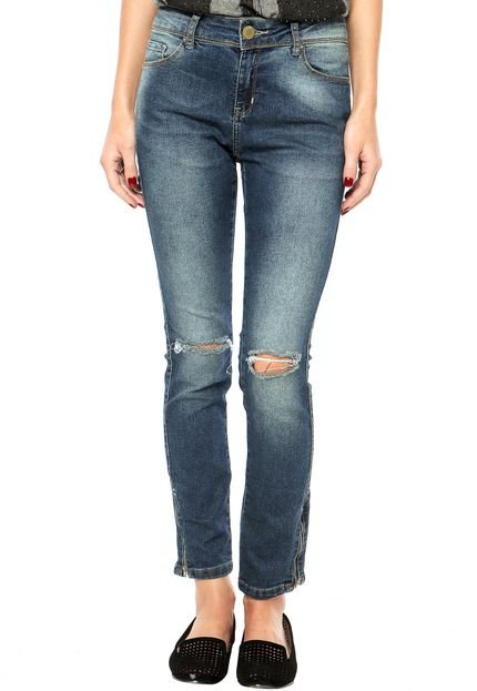 Calça Jeans Shoulder Reta Azul - Marca Shoulder