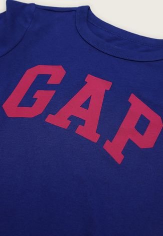 Camiseta Infantil GAP Logo Azul - Compre Agora