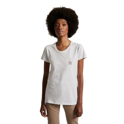 Camiseta Caravela Medieval Reversa Branco - Marca Reversa