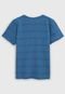 Camiseta Malwee Kids Infantil Listrada Azul - Marca Malwee Kids