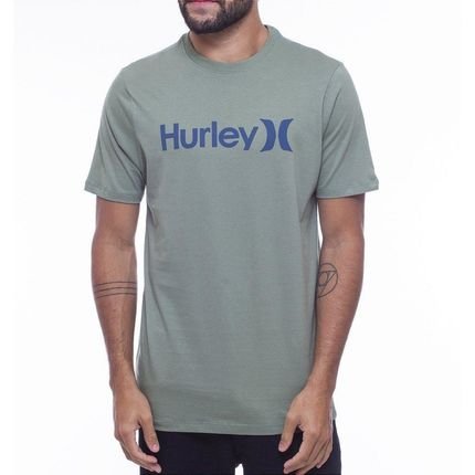 Camiseta Hurley O&O Solid WT23 Masculina Militar - Marca Hurley