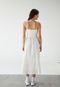 Vestido GAP Midi Liso Off-White - Marca GAP