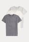 Kit 3pçs Camiseta Polo Ralph Lauren Lisa Off-White - Marca Polo Ralph Lauren