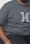 Camiseta Hurley Plus Size Icon Over Cinza - Marca Hurley