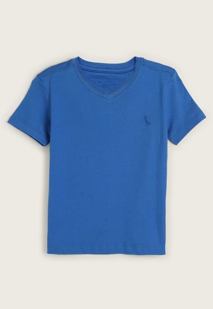 Camiseta Infantil Reserva Mini Gola V Azul - Marca Reserva Mini
