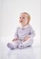 Macacão Longo de Bolinhas Essentials Feminino para Bebês Up Baby Branco - Marca Up Baby