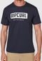 Camiseta Rip Curl Boxed Fill Azul-Marinho - Marca Rip Curl